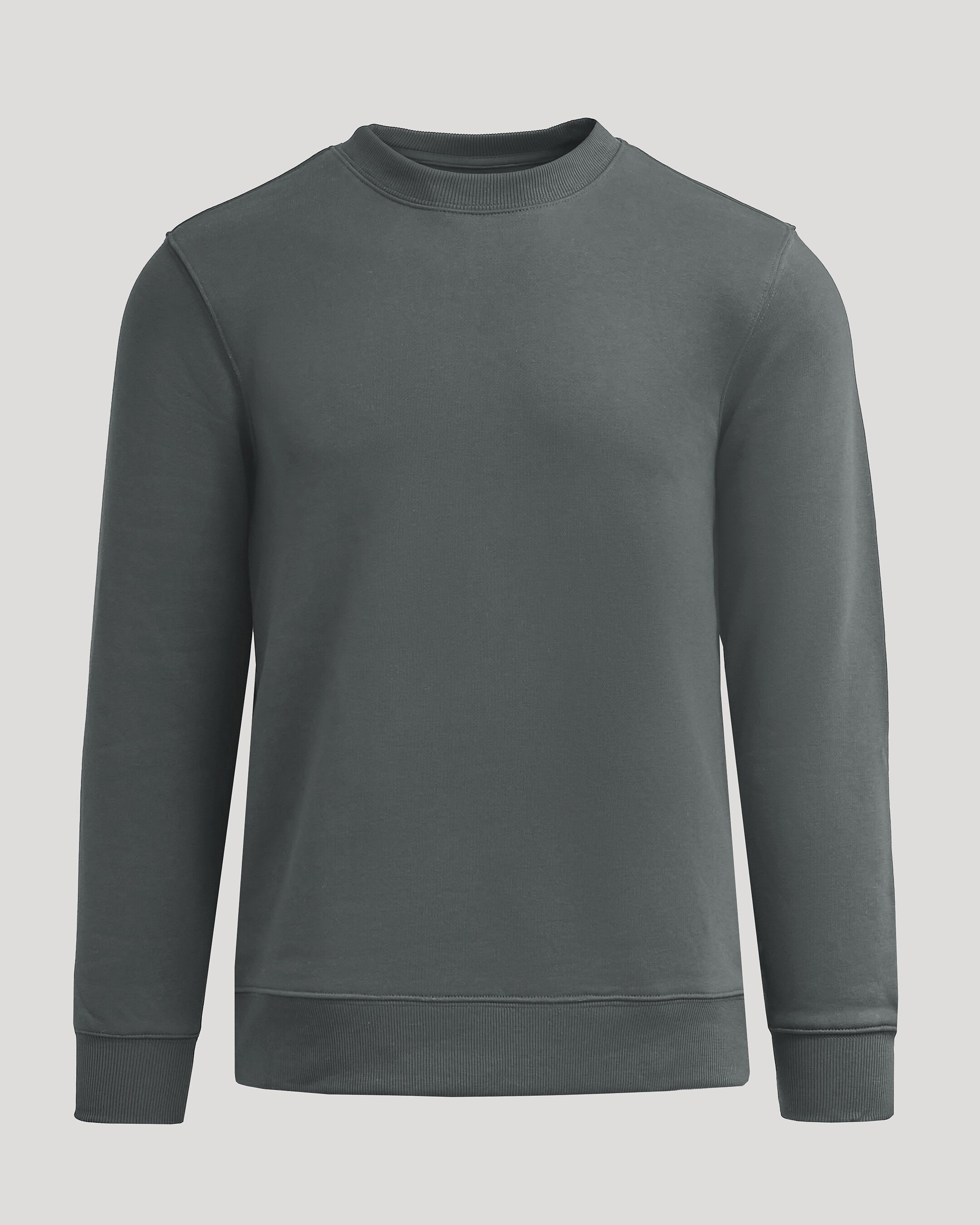 Carbon Fleece French Terry Pullover Crew Neck