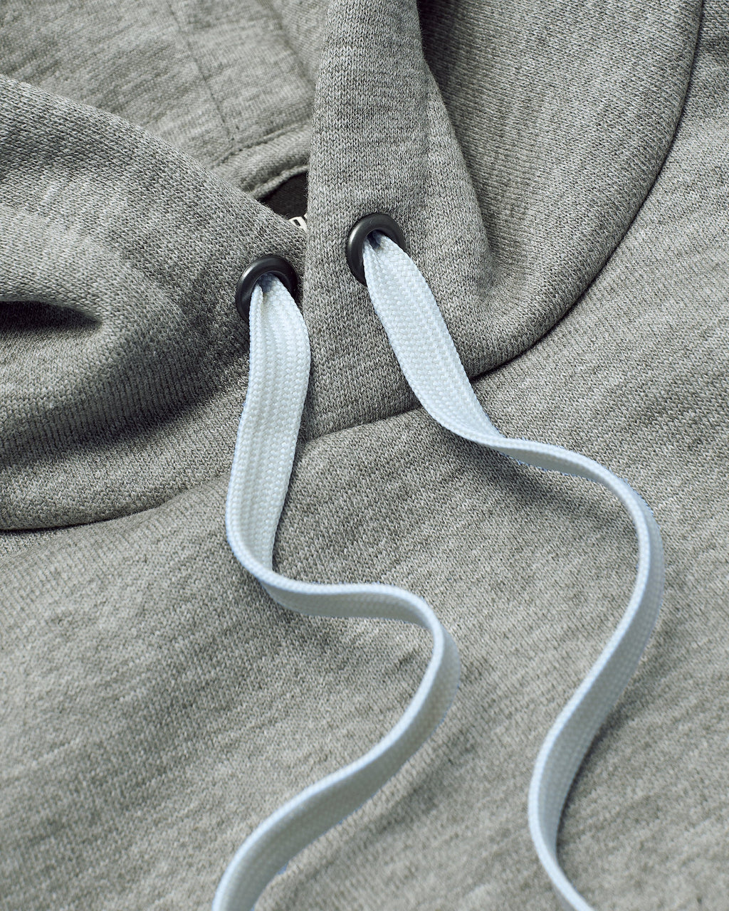 Dark Heather Gray Fleece French Terry Pullover Hoodie